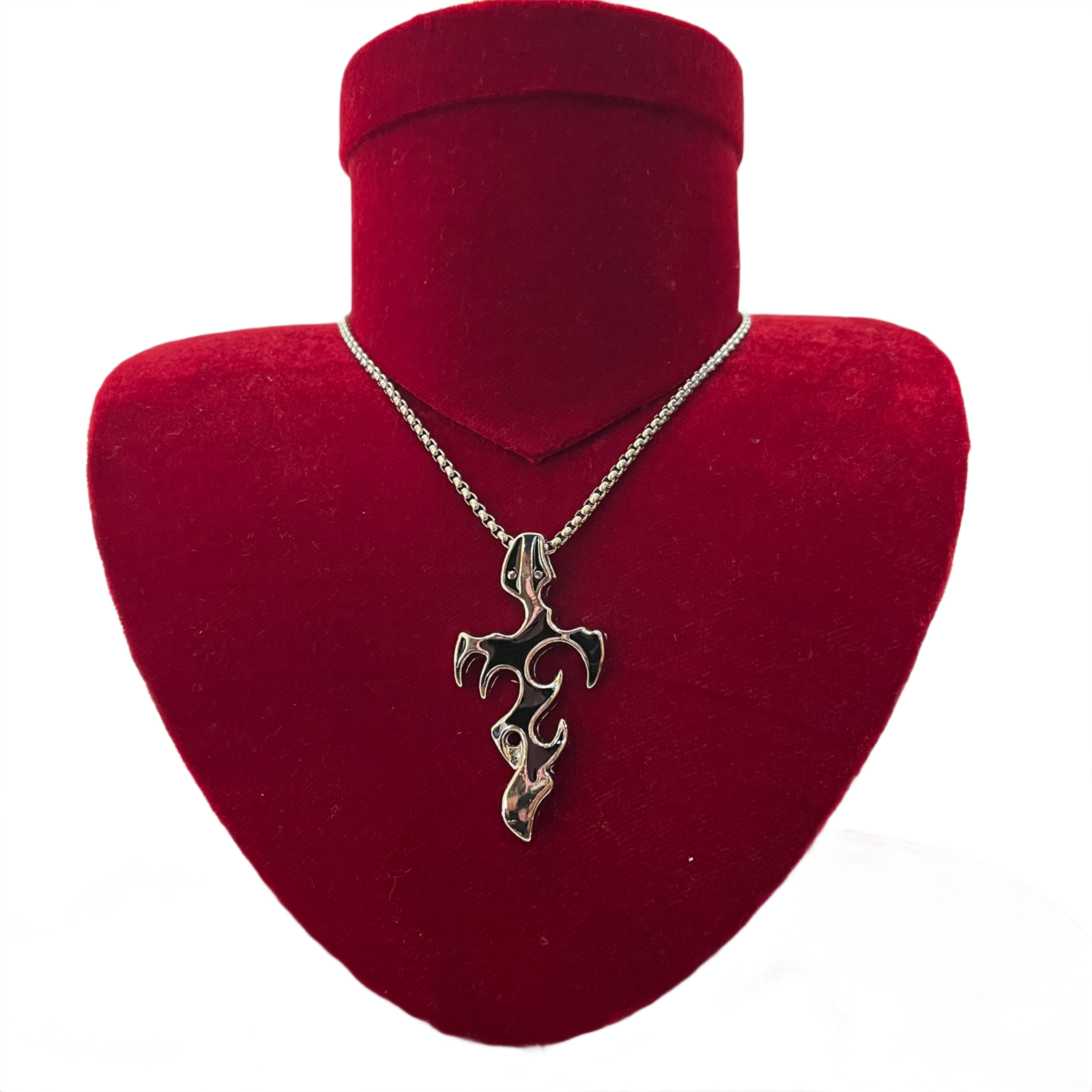 Calvyr Abyss Cross Necklace