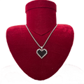Calvyr Noir Pixel Heart Pendant