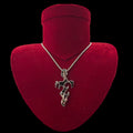 calvyr Tribal cross necklace