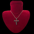 calvyr Red bat necklace
