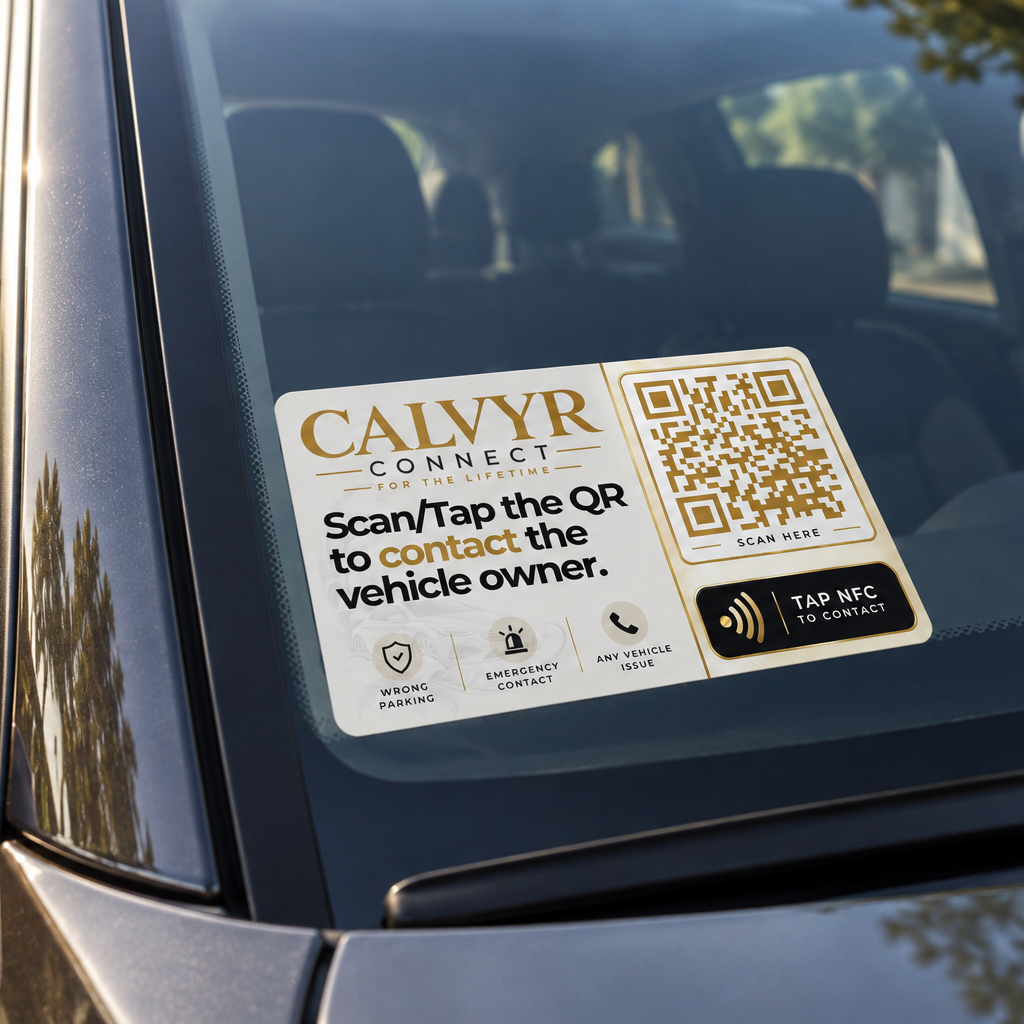 calvyr connect Car sticker