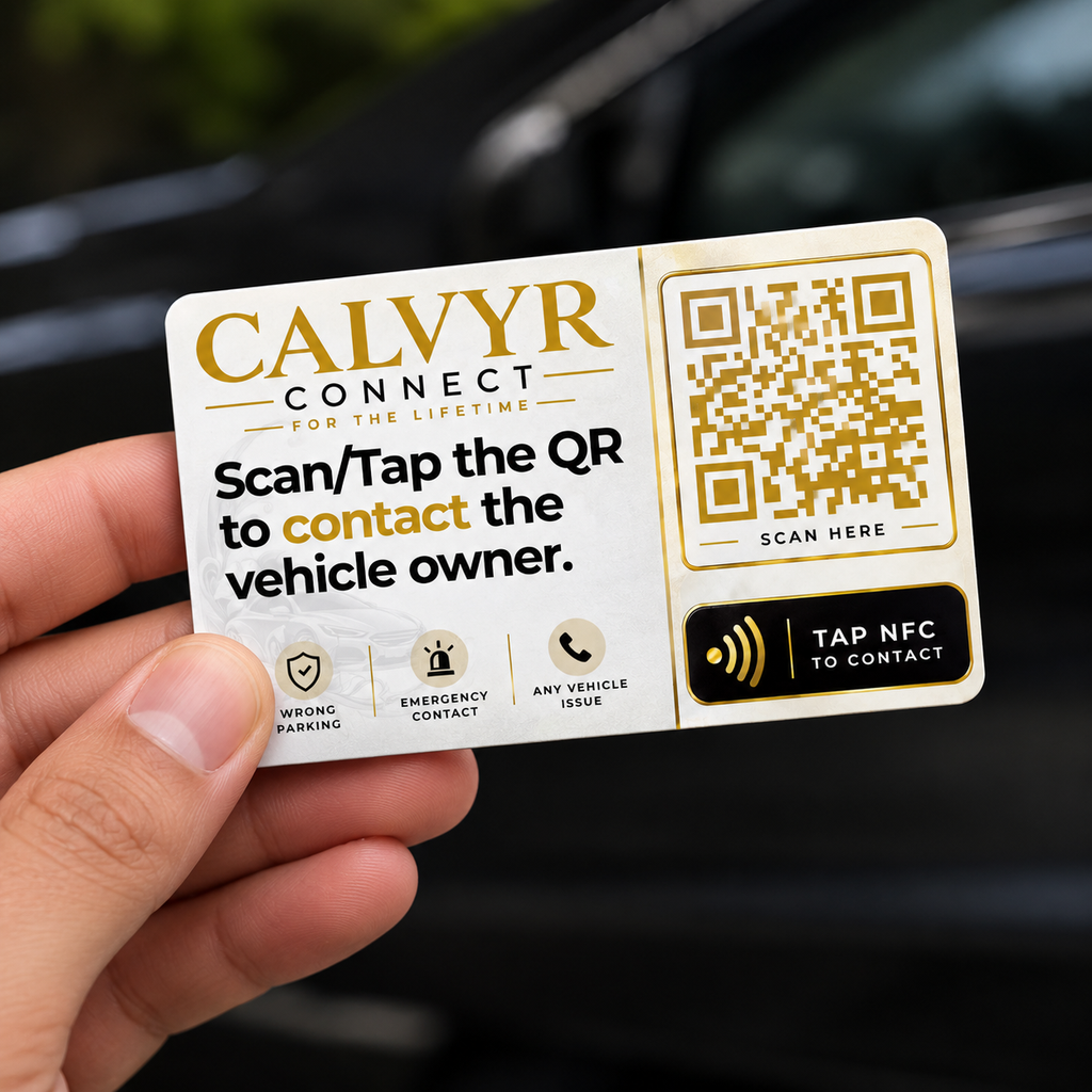 calvyr connect Car sticker