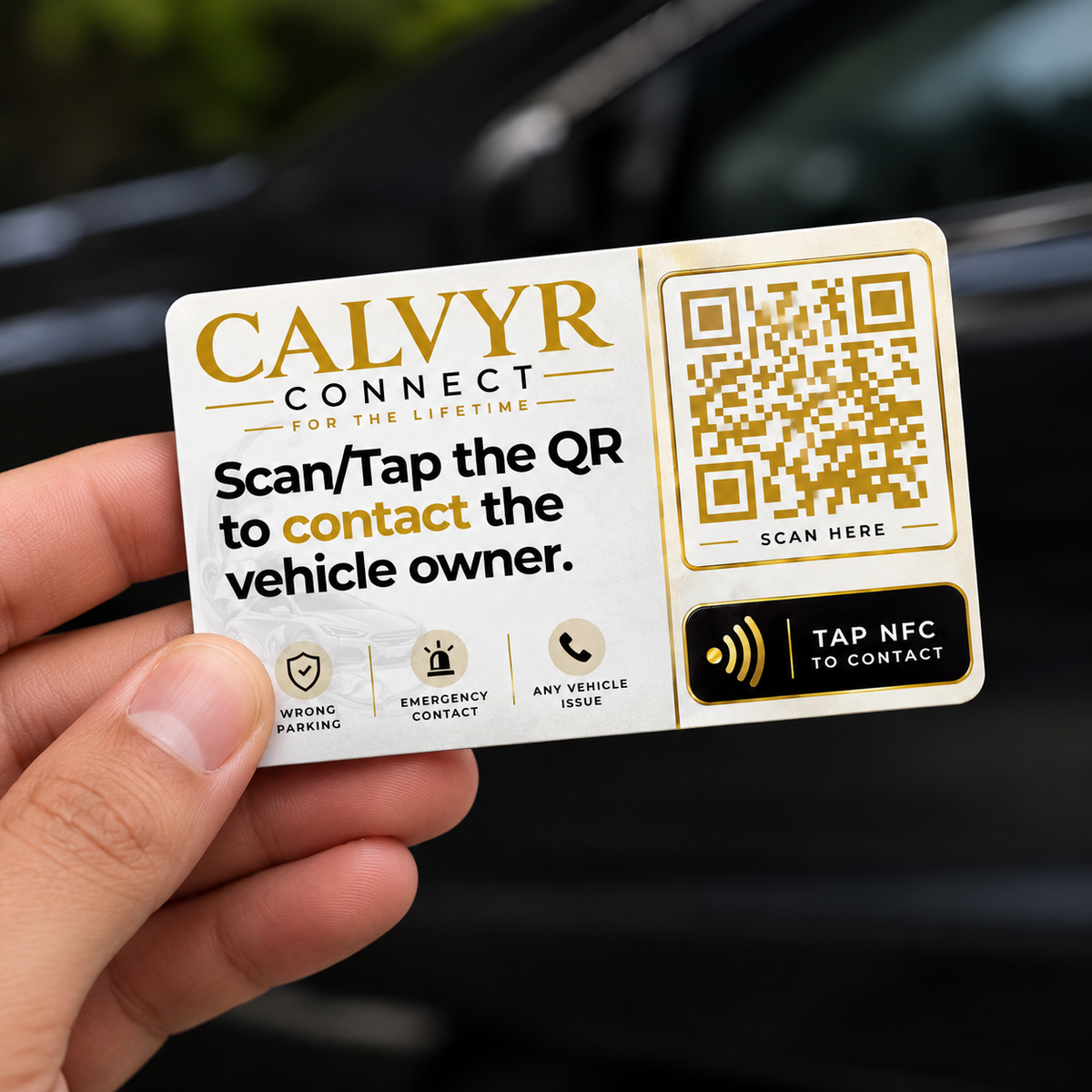 calvyr connect Car sticker