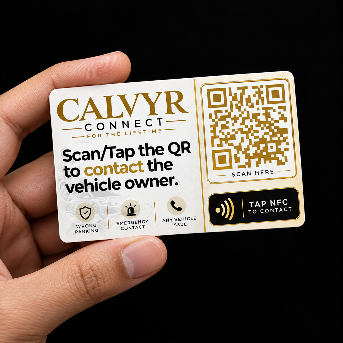 calvyr connect Car sticker